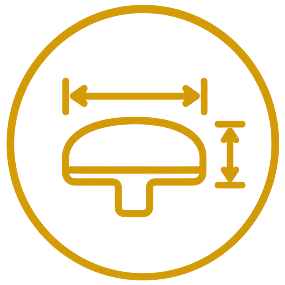 Fret size icon