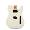 Telecaster HS Guitar Body - Vintage White Nitro Satin - 2 Piece American Alder