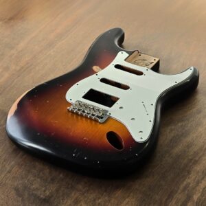 GA Played-In Classic HSS Sunburst Stratocaster-Compatible Guitar Body