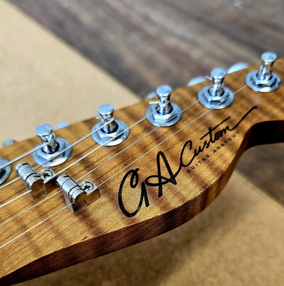 Guitar Anatomy Headstock Decal