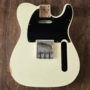 Aged VIntage white TL body GA