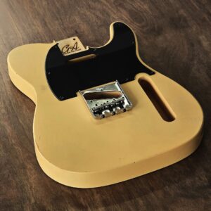 Tele Played In Light Butterscotch body