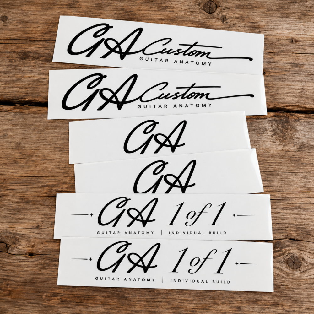 Guitar Anatomy Headstock Logo