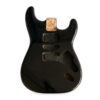 Stratocaster Compatible Guitar Body SSS - Black - 2 Piece American Alder – main product image