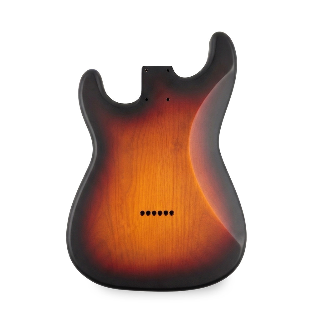 Stratocaster Compatible Guitar Body HSH Hardtail – Sunburst Nitro Satin – 2-Piece American Alder — product photograph 2