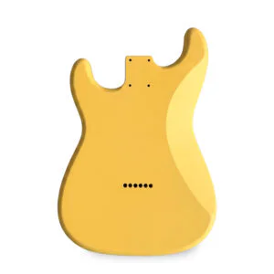 Stratocaster Compatible Guitar Body SSS - Vintage Cream Nitro Satin - 2 Piece American Alder – product image 2