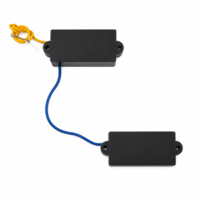 Closed Cover Precision Bass Pickups – 4 String P Bass – Black