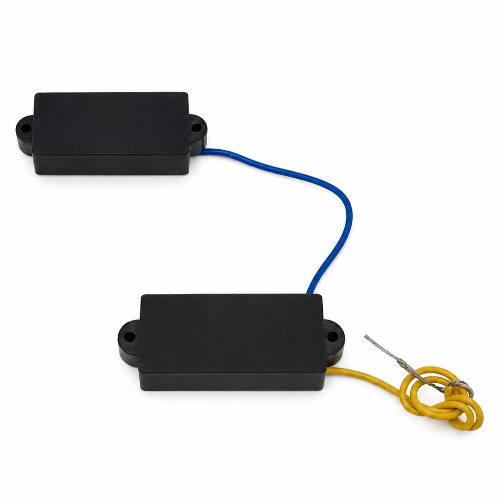 Precision Bass Closed Cover Pickup Set – Ceramic P Bass Pickups – Black – product image 6