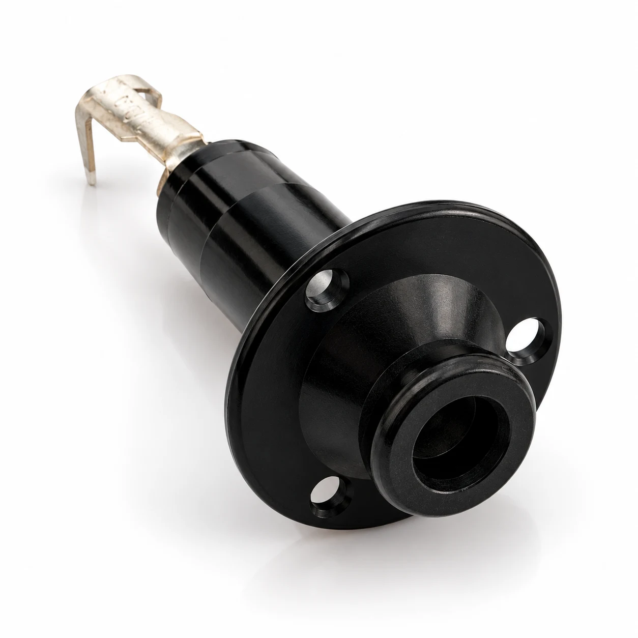 Long Barrel End Pin Strap Guitar Jack Input Socket for Acoustic or Electric Guitar - Chrome, Black, Gold – product image 7