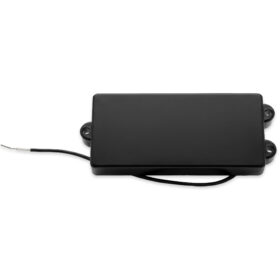 Bass Humbucker Pickup - Closed Cover – 6 String – Black