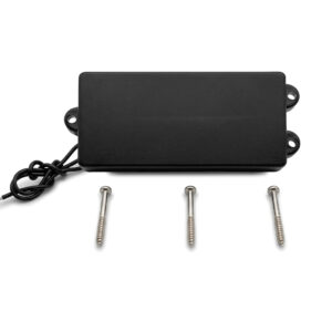 Closed Cover Bass Humbucker Pickup – 6 String – Black