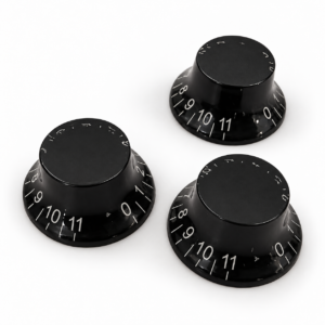 Alternative view of Top Hat 11 Speed Control Knobs – Volume Tone for Gibson & amp; Epiphone Les Paul – Black