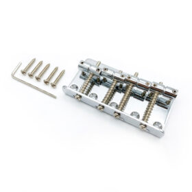 Bass Bridge for Fender Jazz / Precision Bass -String Through - 19mm – Chrome