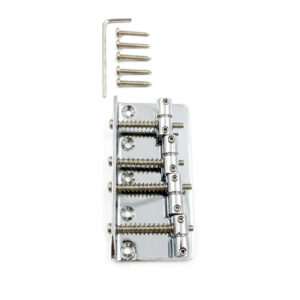 Bass Bridge – for Fender Jazz / Precision Bass 19mm – Chrome Black Gold – product image 2