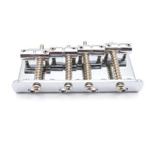 Bass Bridge – for Fender Jazz / Precision Bass 19mm – Chrome Black Gold – product image 4