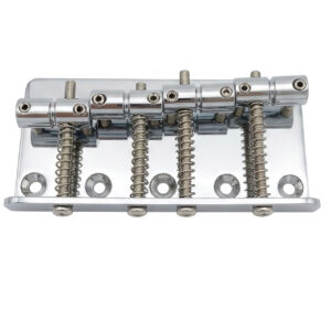 Bass Bridge – for Fender Jazz / Precision Bass 19mm – Chrome Black Gold – product image 5