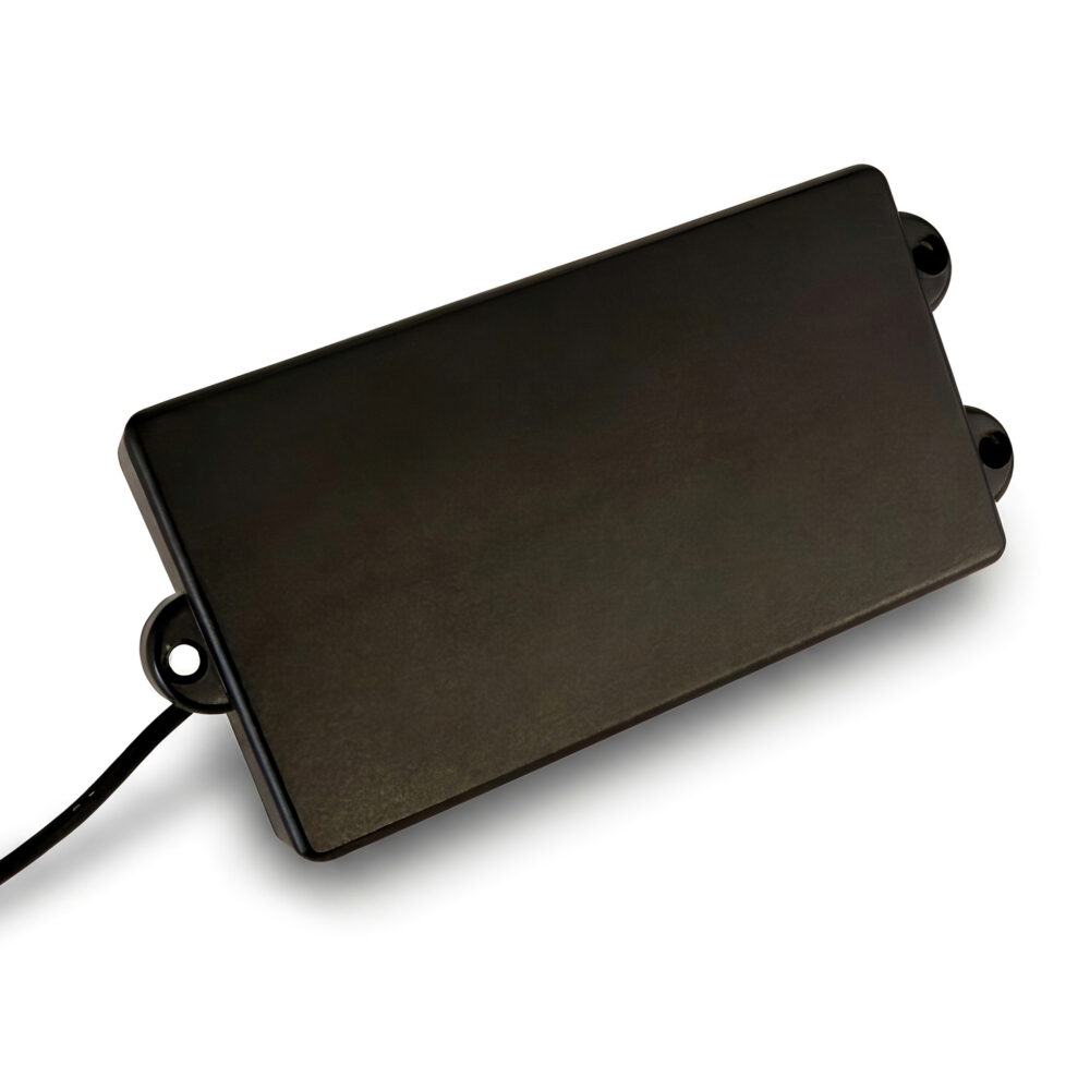 Closed Cover Jazz Bass Pickups – 4 String J Bass – Black – main product image