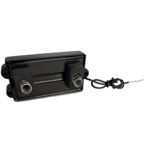 Closed Cover Jazz Bass Pickups – 4 String J Bass – Black – product image 5